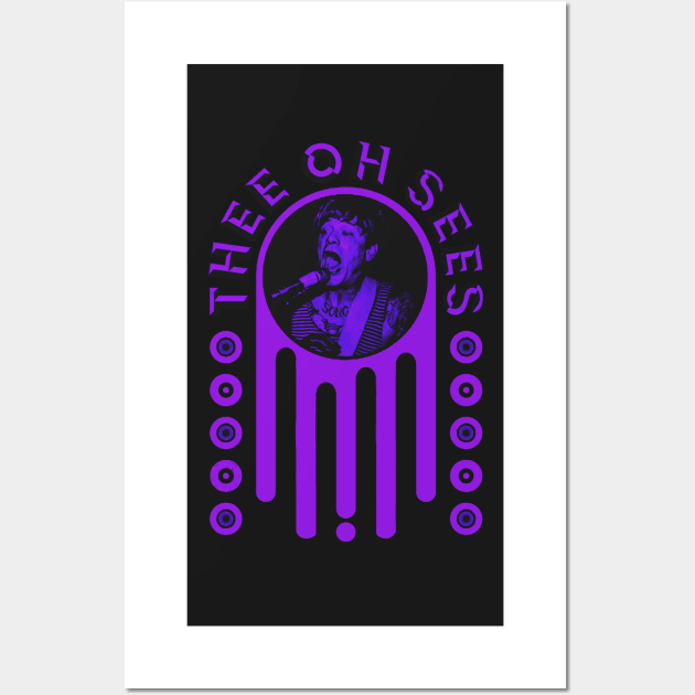 thee oh sees purple dwyer Wall Art by malditxsea